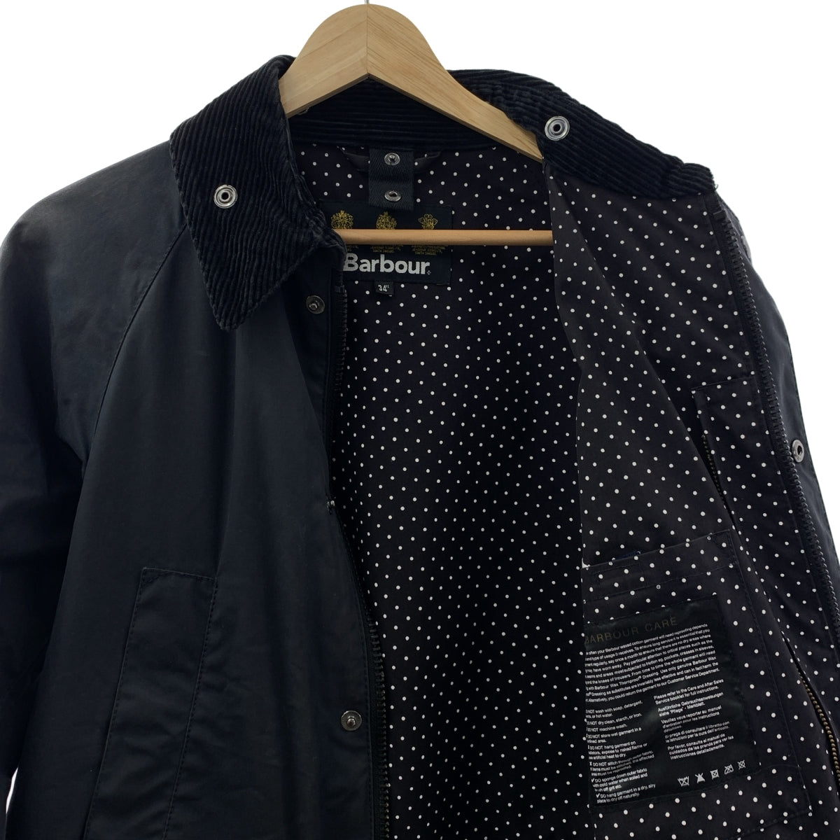 Barbour / 바부아 | BEDALE SL DOT LINING 비데일 도트 라이닝 오일 재킷 | 34 |