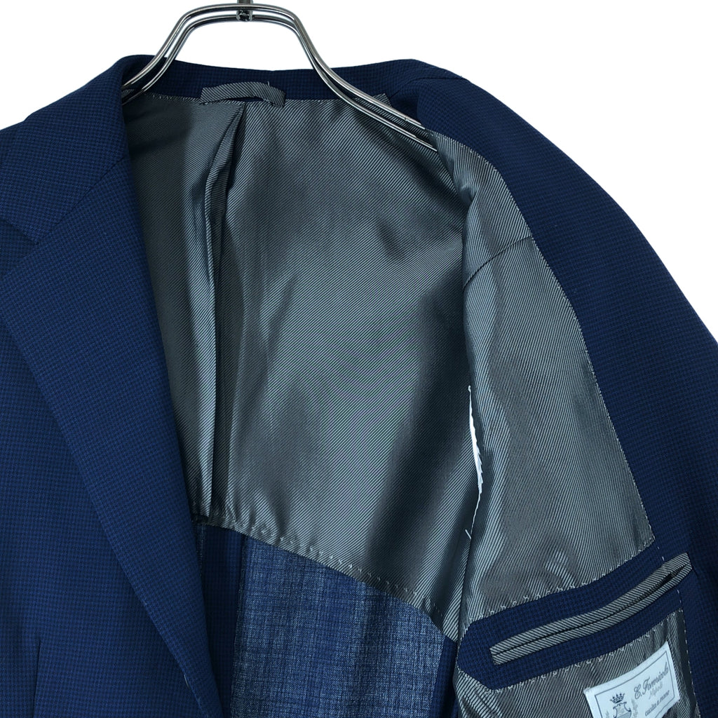 Errico Formicola / エリコフォルミコラ | セットアップ / 3B チェック テーラードジャケット / テーパード スラックス |