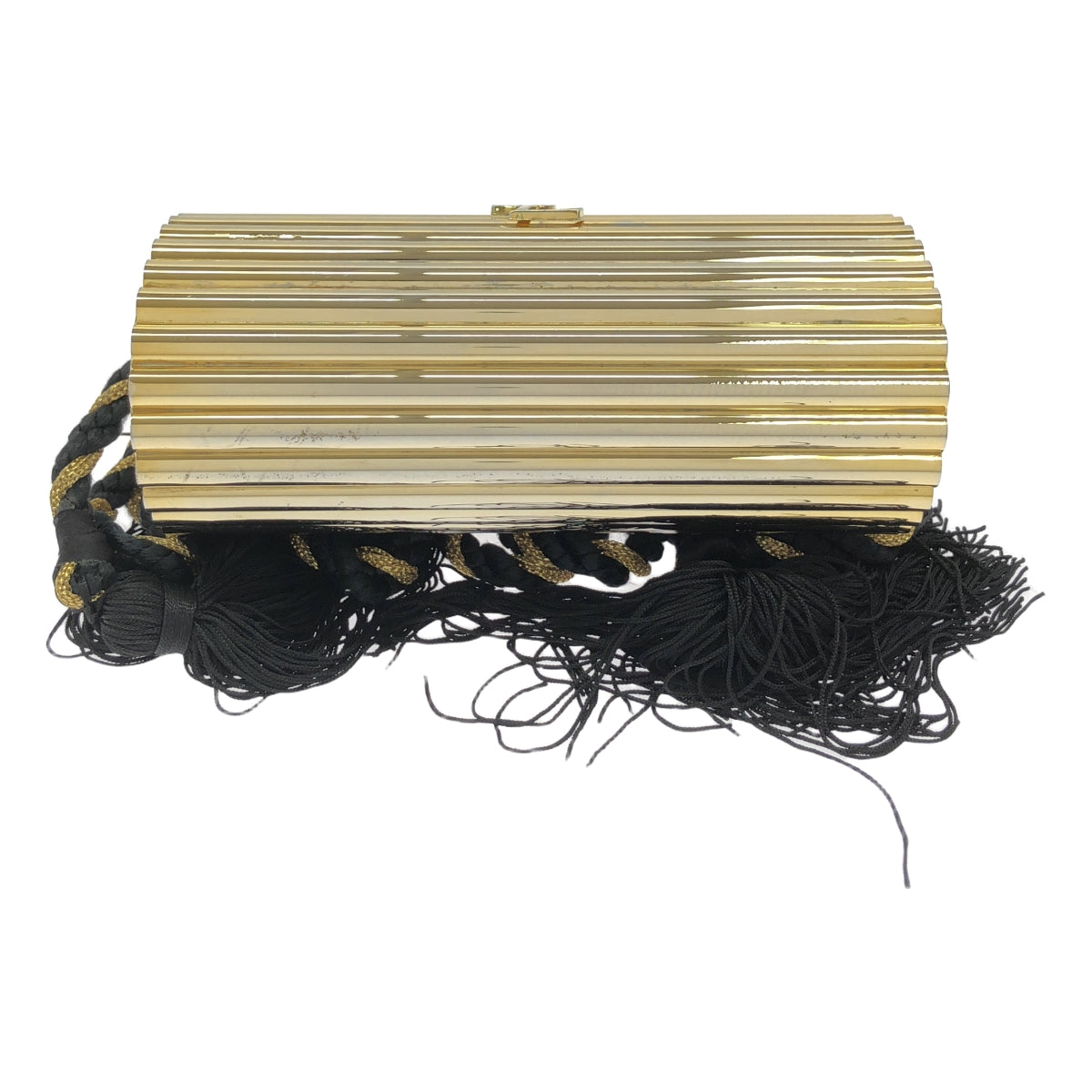 YVES SAINT LAURENT / イヴサンローラン | 1980s Tassel Evening Bag メタル タッセルショルダーバッグ |