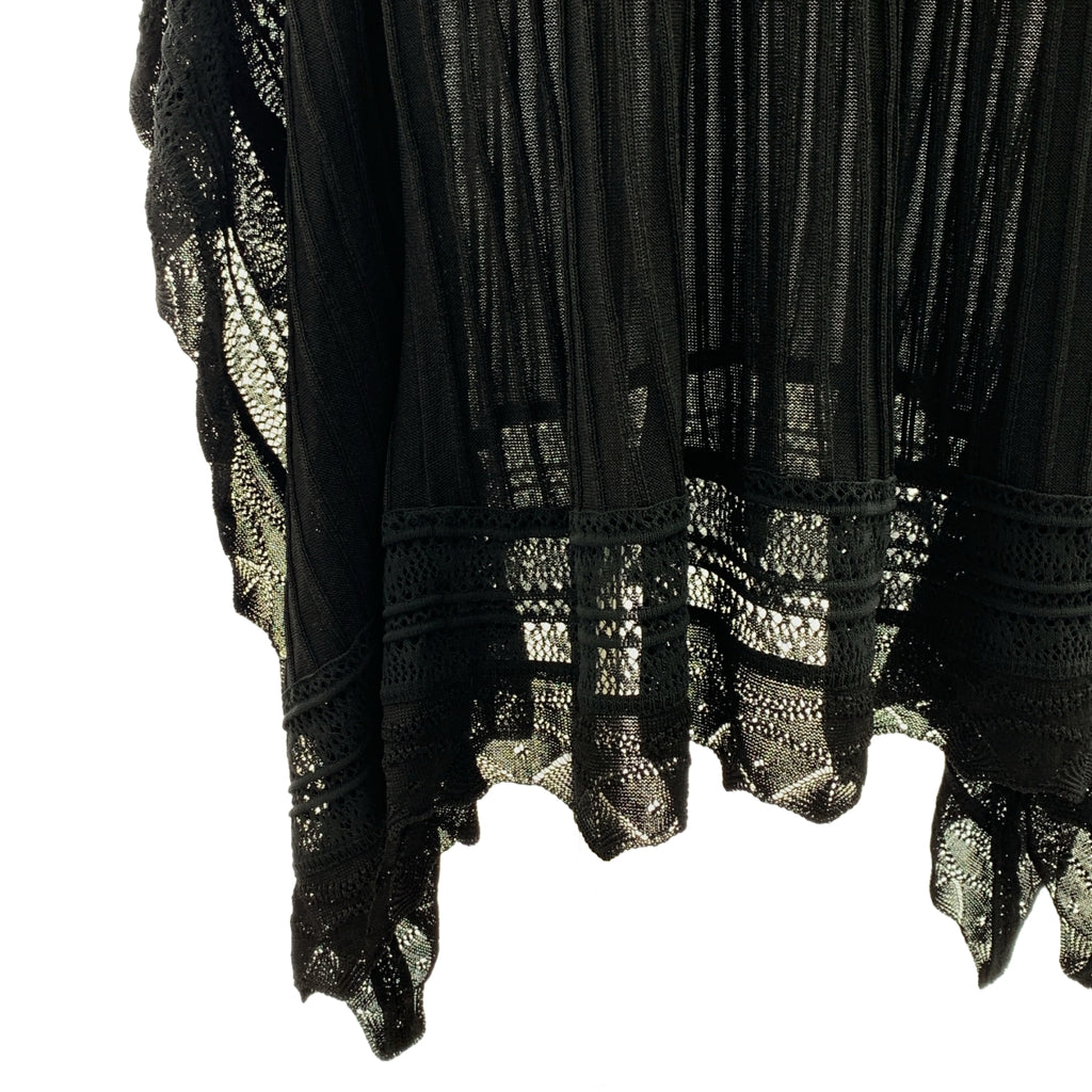 ODAKHA / オダカ | 2024SS | レース リブ ニット リボンスリーブ ボリューム ドレス ワンピース | 1 |