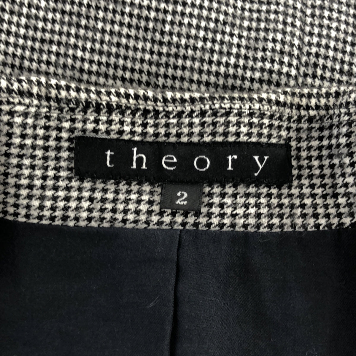 theory / セオリー | EDYNAS ウール混 千鳥格子柄 2B テーラードジャケット | 2 |