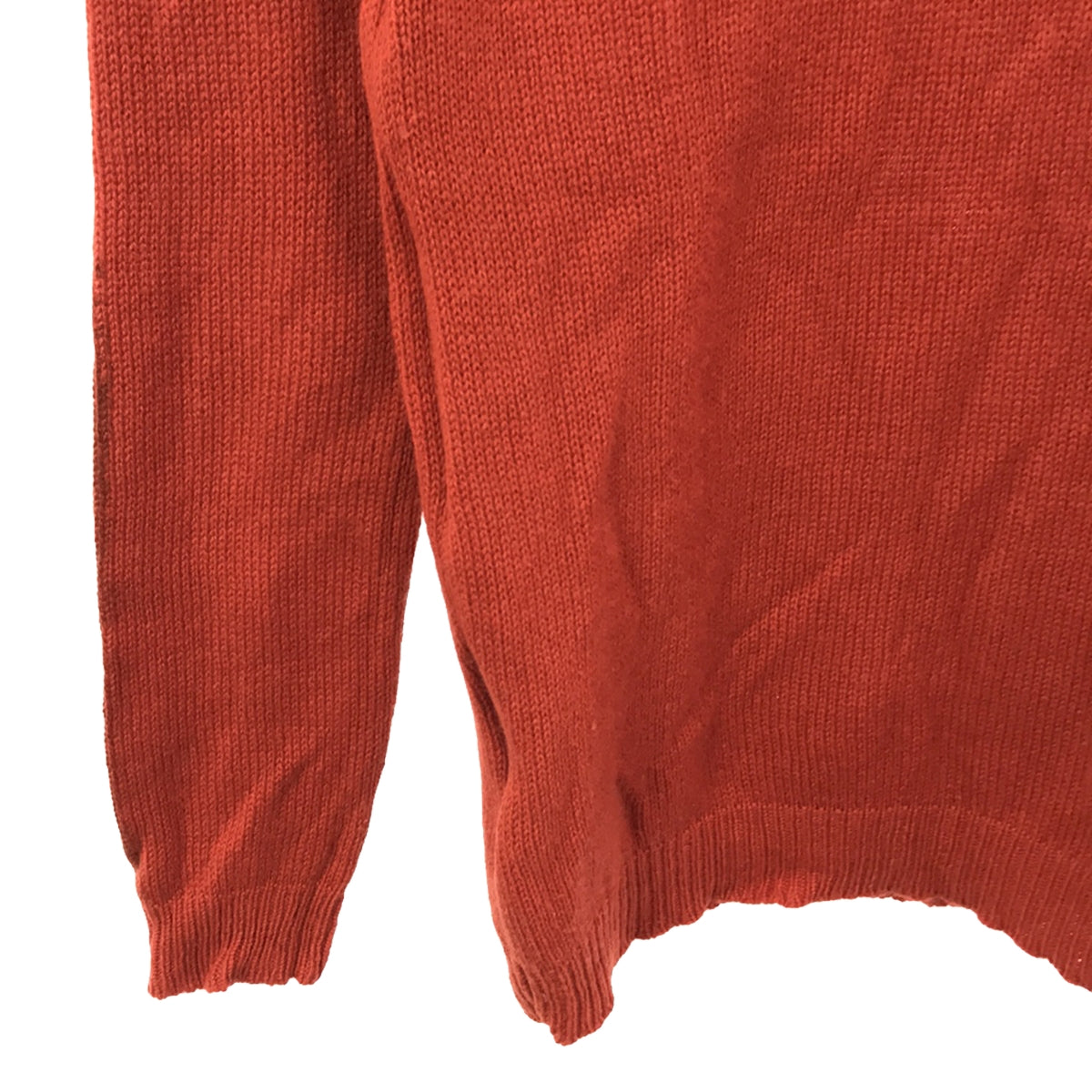 MARNI | Cashmere line print crew neck knit | 40 | Orange | Women's