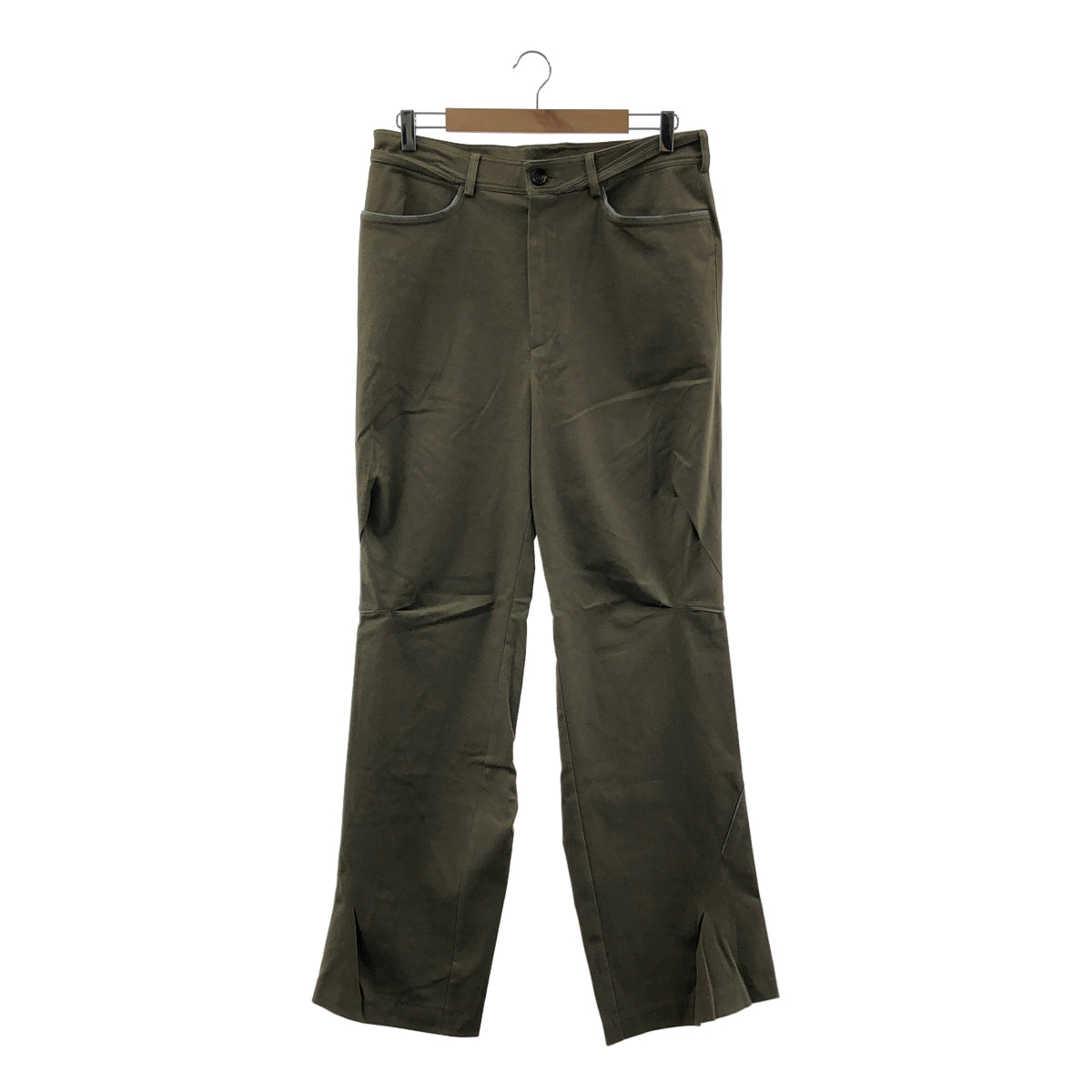 Kiko Kostadinov | 2024 秋冬 | OHNE K-DART TROUSER 聚酯羊毛垂墜喇叭褲 | 尺寸 48 | 男款
