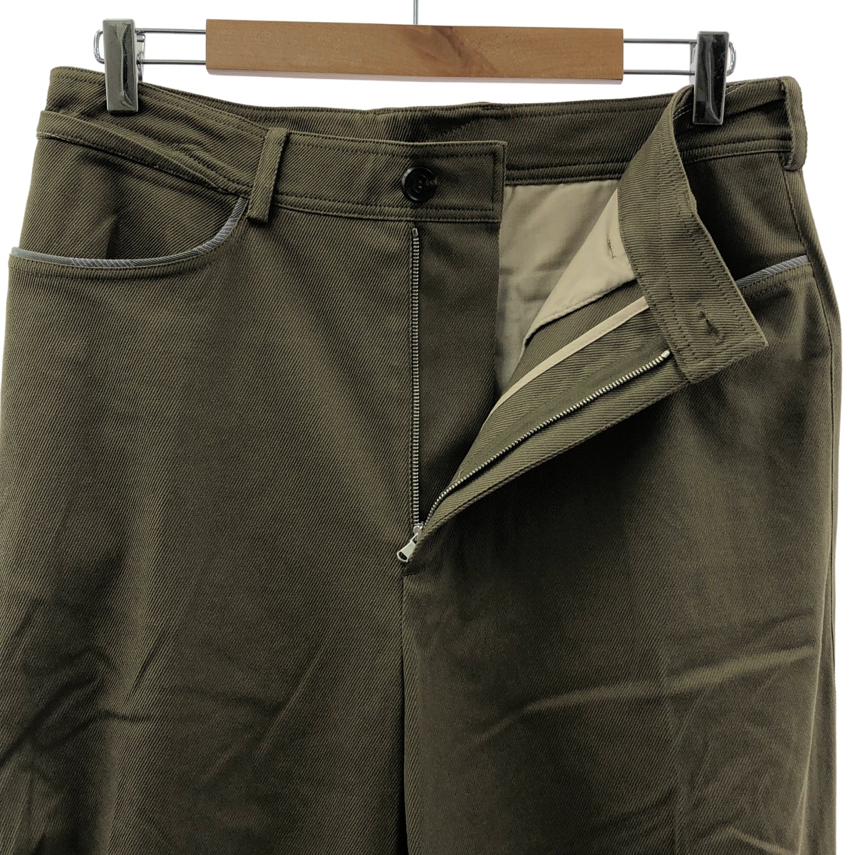 Kiko Kostadinov | 2024 秋冬 | OHNE K-DART TROUSER 聚酯羊毛垂墜喇叭褲 | 尺寸 48 | 男款