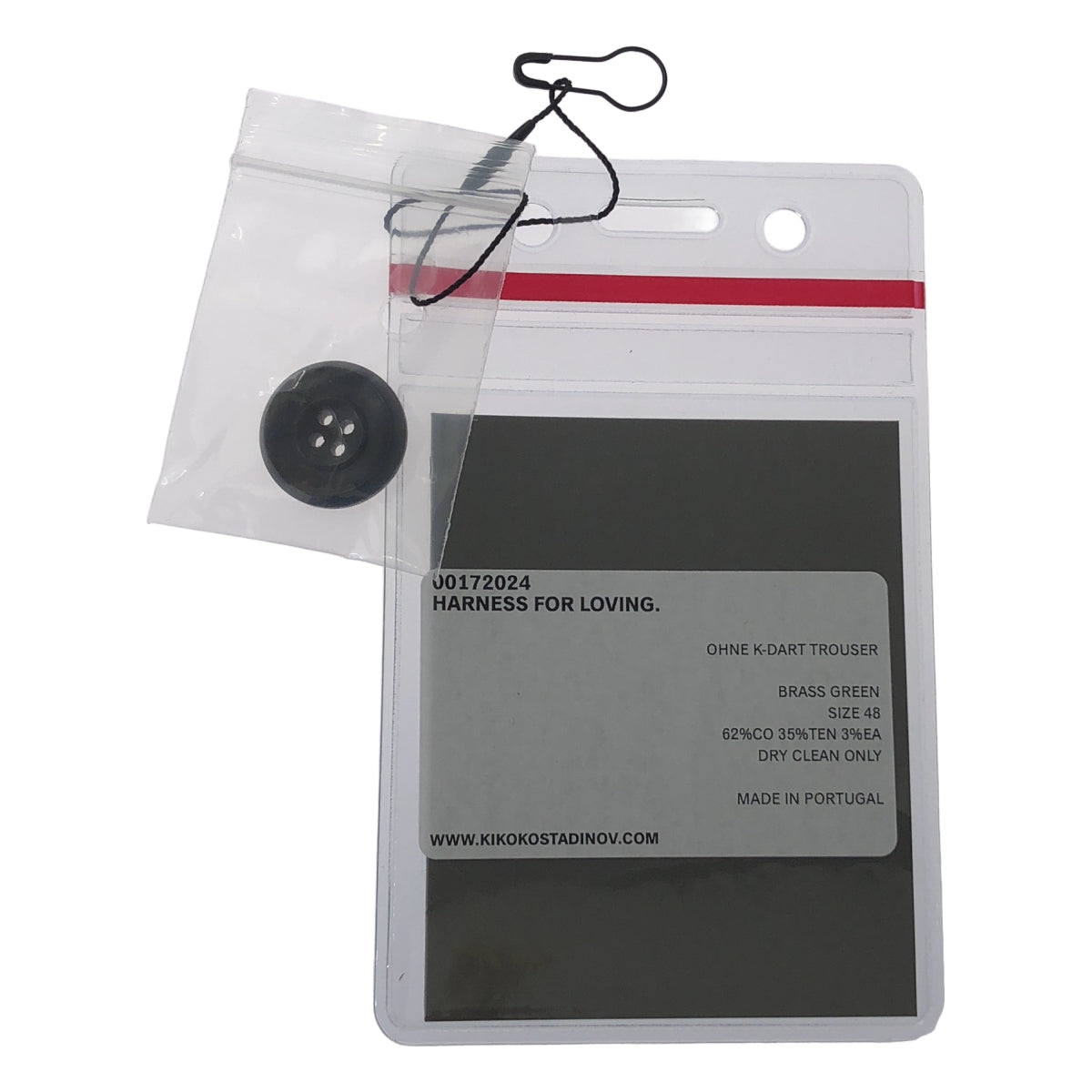 【新品】  Kiko Kostadinov / キココスタディノフ | 2024AW | OHNE K-DART TROUSER ポリエステル ウール 立体裁断 フレア トラウザー パンツ | 48 | BRASS GREEN / ブラスグリーン | メンズ