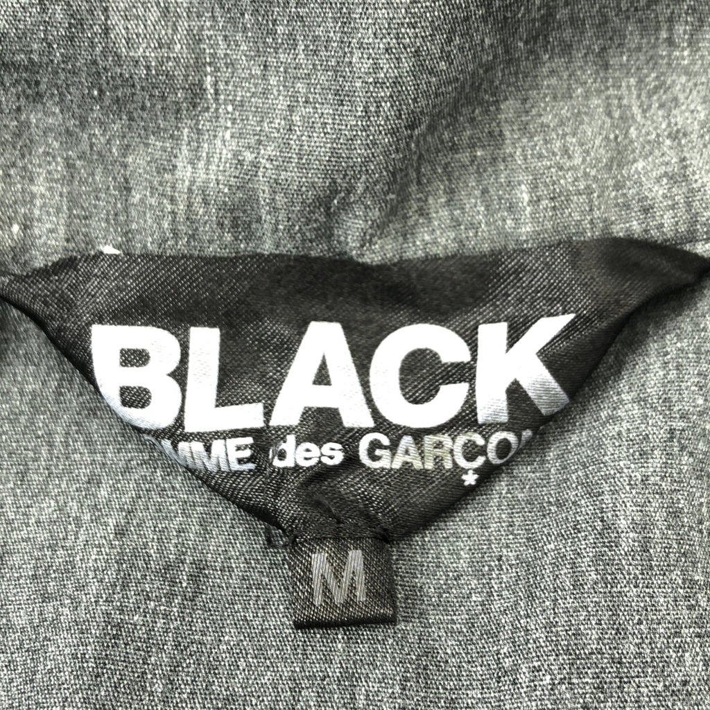 BLACK COMME des GARCONS / ブラックコムデギャルソン | 2012SS | ポリエステル 染め加工 チャイナ ロングジャケット | M | レディース