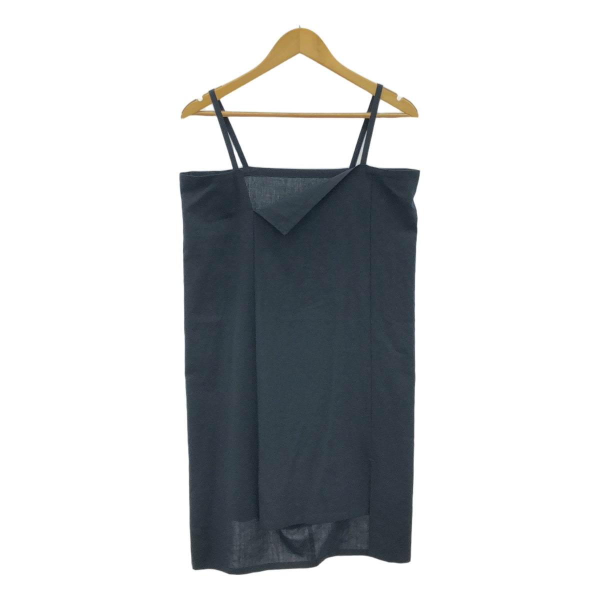 JUNYA WATANABE COMME des GARCONS / ジュンヤワタナベ | 2012SS | ポリエステル スリット サロペット ジャンプスーツ | XS | ダークネイビー | レディース