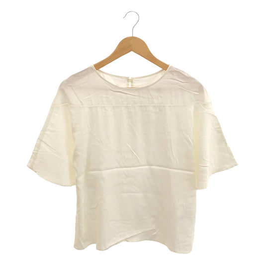 NOBLE | Rayon Sand Wash Ladder Embroidery Blouse | F | White | Women's