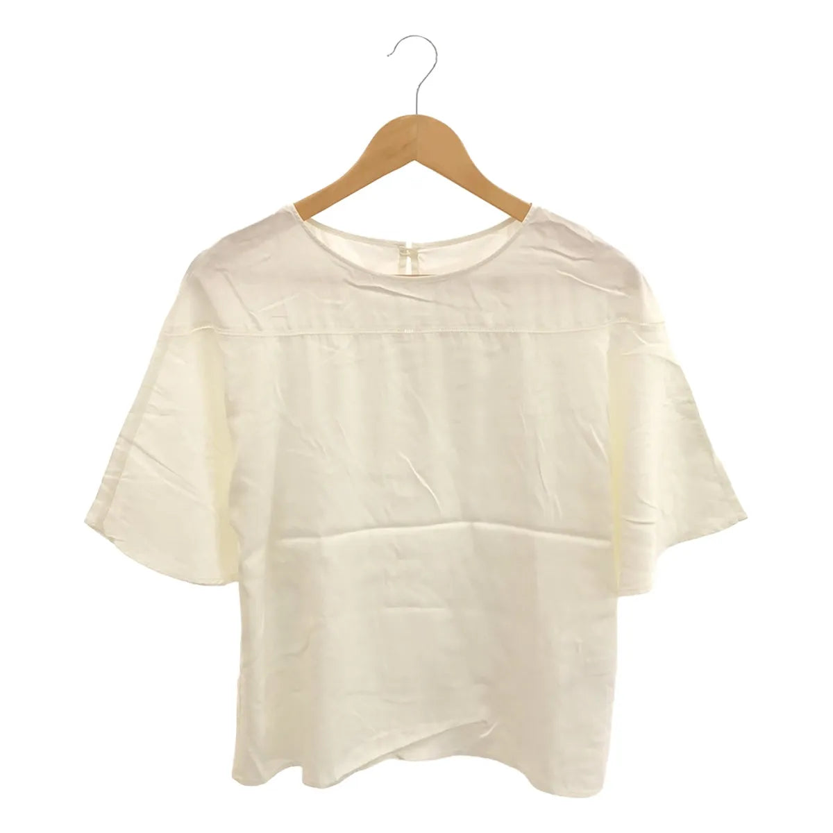 NOBLE / 노블 | 레이온 샌드 워시 사슴 자수 블라우스 | F | 화이트 | 여성