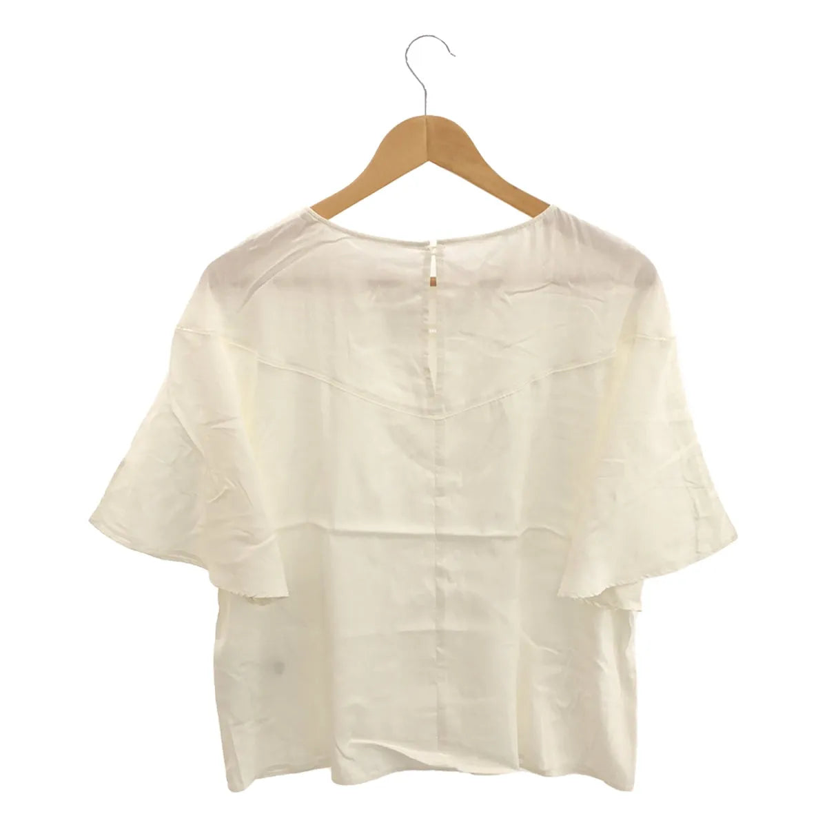 NOBLE / 노블 | 레이온 샌드 워시 사슴 자수 블라우스 | F | 화이트 | 여성