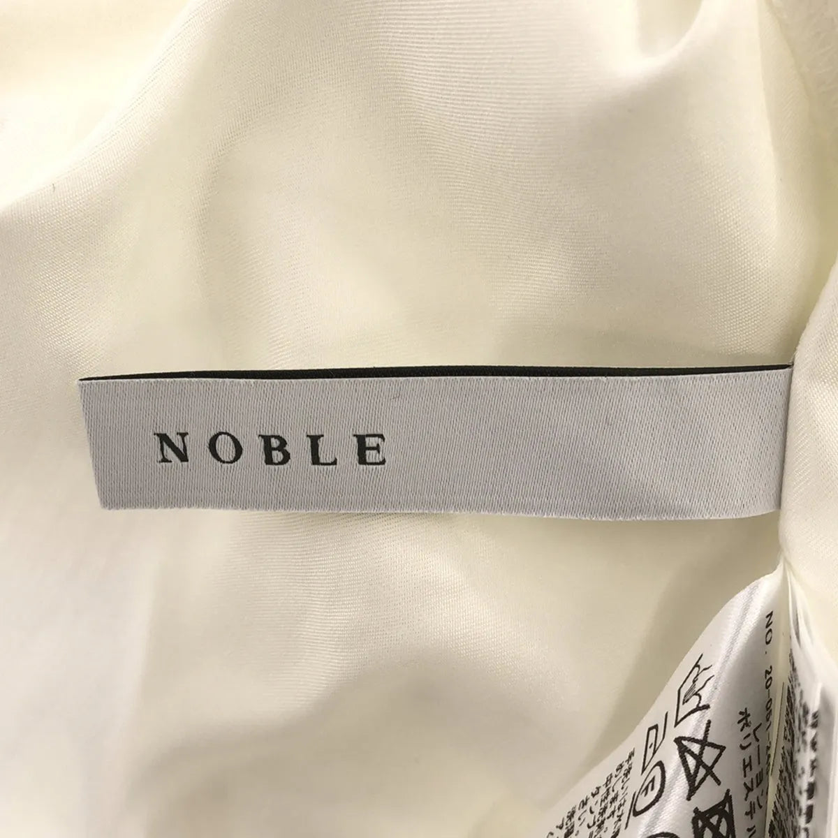 NOBLE / 노블 | 레이온 샌드 워시 사슴 자수 블라우스 | F | 화이트 | 여성