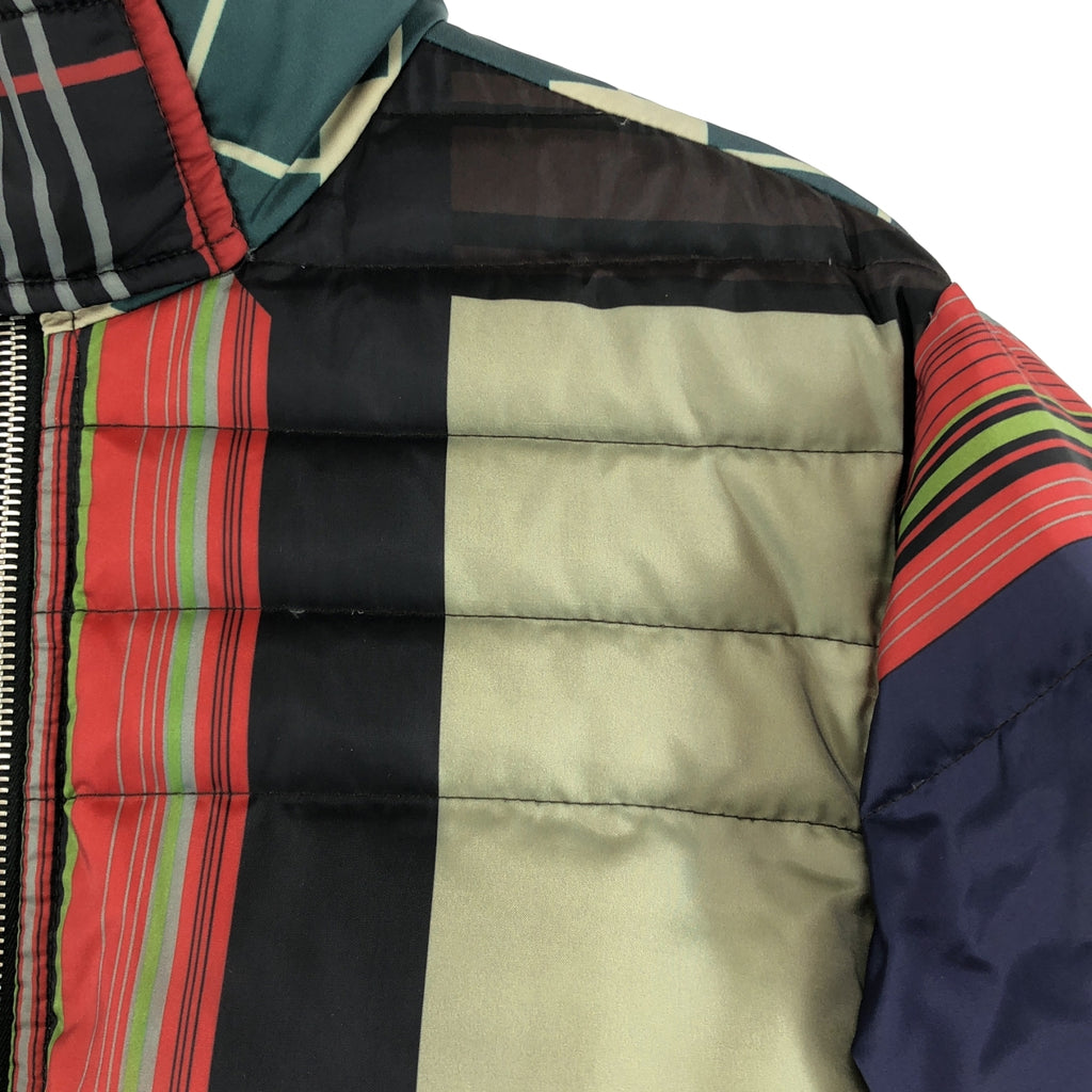 德賴斯·範諾頓 | 格紋印花羽絨衣/全拉鍊羽絨服 | S碼 | 男士