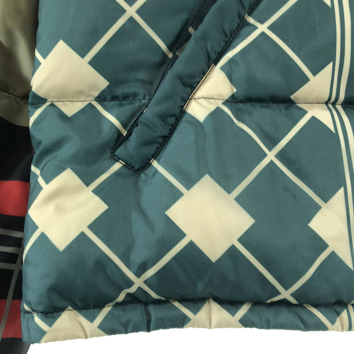 DRIES VAN NOTEN / ドリスヴァンノッテン | Plaid Print Puffer / フルジップ ダウンジャケット ブルゾン | S | メンズ