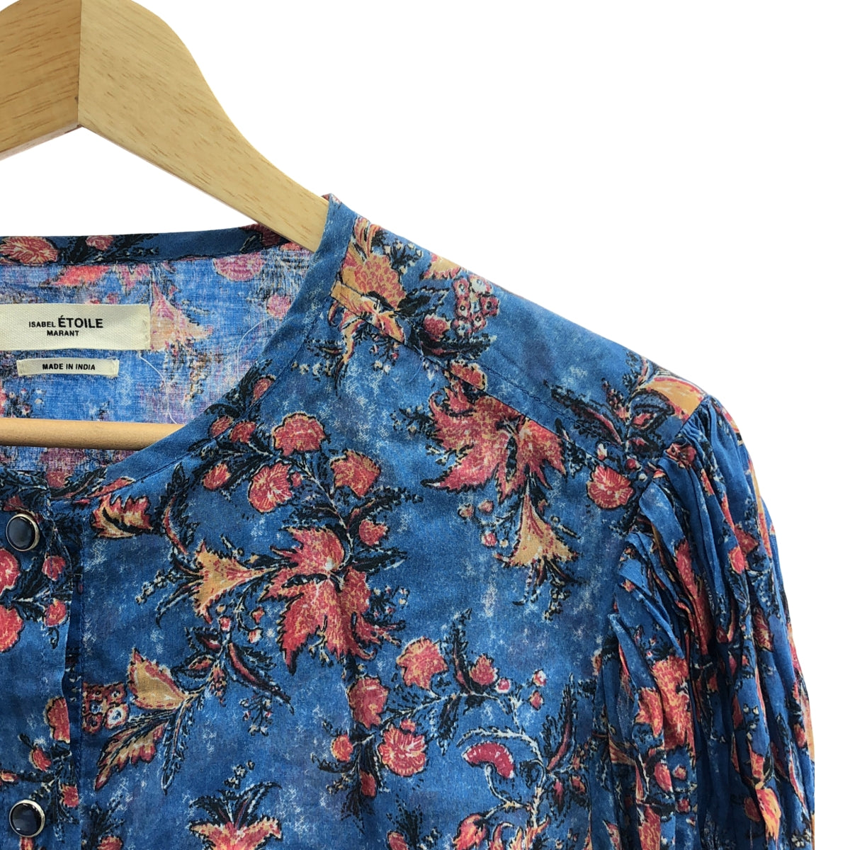 ISABEL MARANT ETOILE / 이자벨 마란에트와르 | 코튼 꽃무늬 개더 슬리브 셔츠 | 34 |