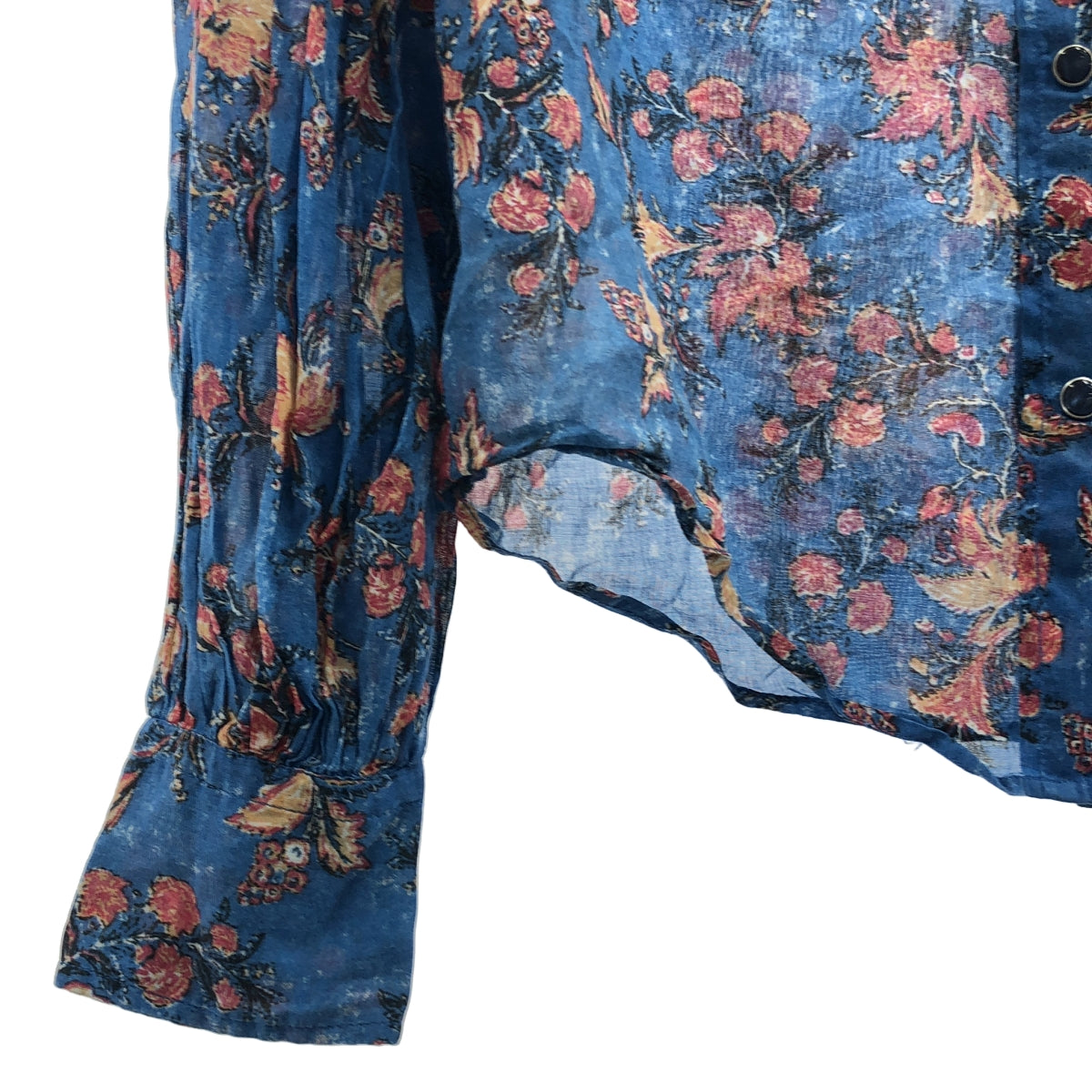 ISABEL MARANT ETOILE / 이자벨 마란에트와르 | 코튼 꽃무늬 개더 슬리브 셔츠 | 34 |