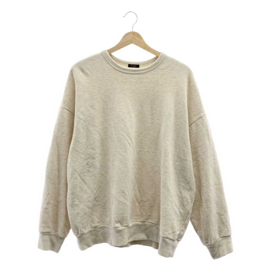 alvana / アルヴァナ | × IMA:ZINE コットン クルーネックスウェット | 3 | オートミール | メンズ