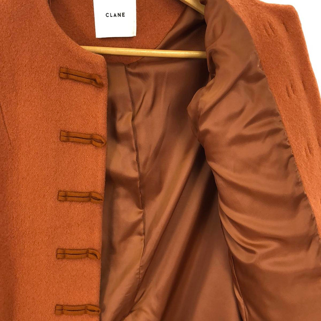 CLANE / 크라네 | NO COLLAR CHINA COAT 중국 코트 | 2 | 오렌지 | 여성