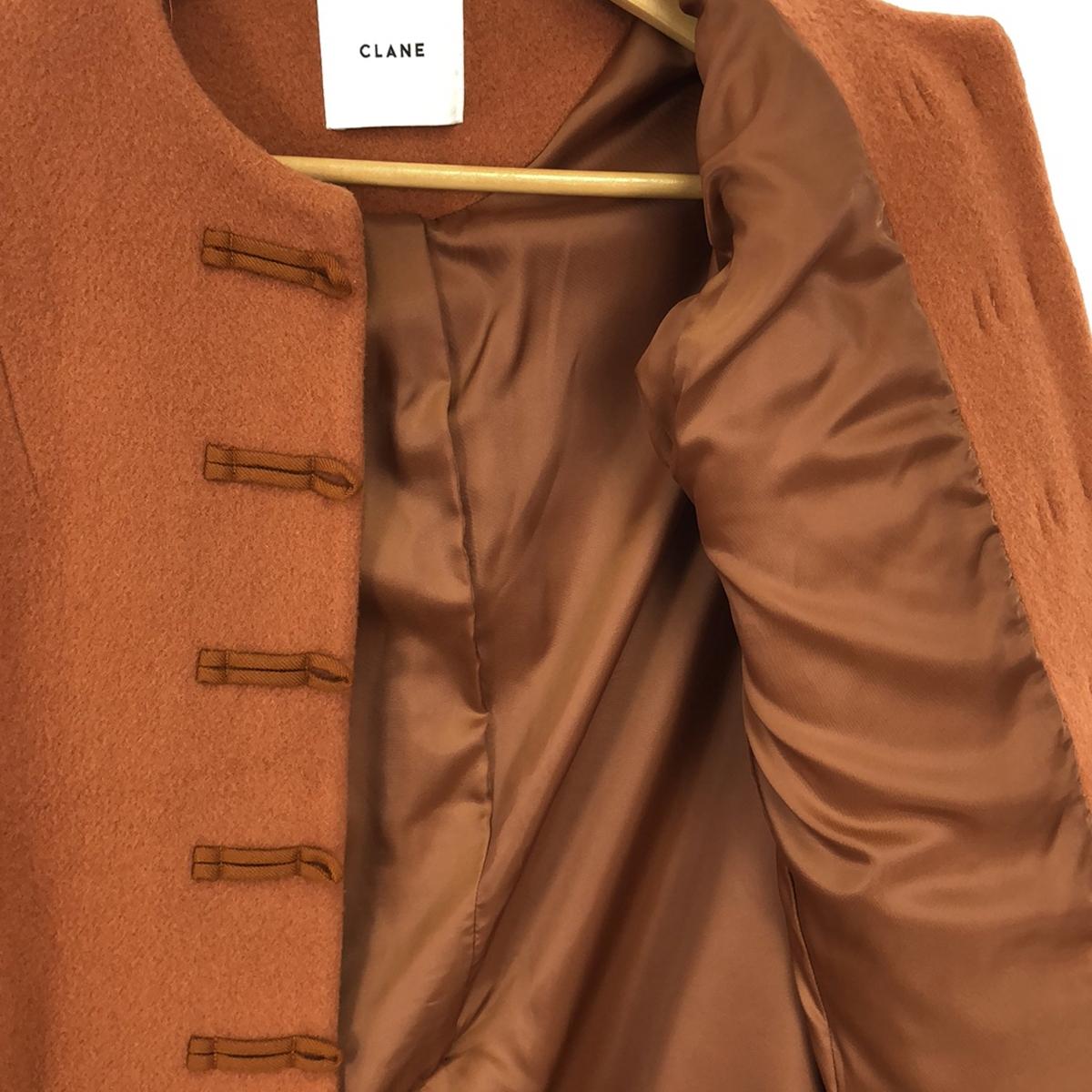 CLANE / 크라네 | NO COLLAR CHINA COAT 중국 코트 | 2 | 오렌지 | 여성