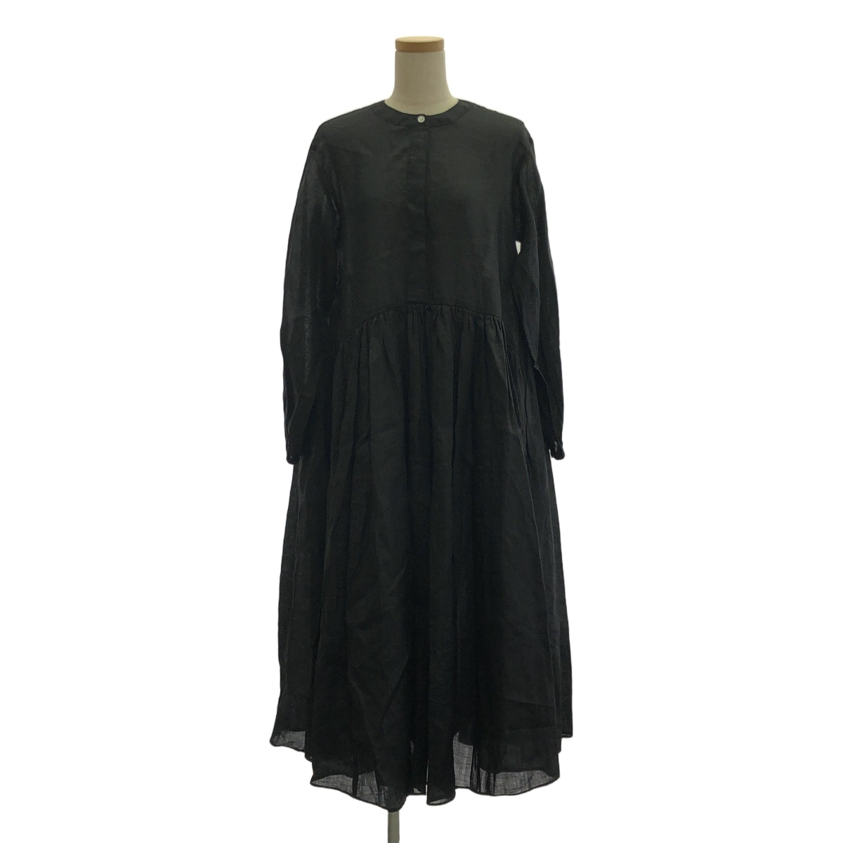 比爾茲利 |亞麻褶皺連身裙 | 0 |黑色 |女性的