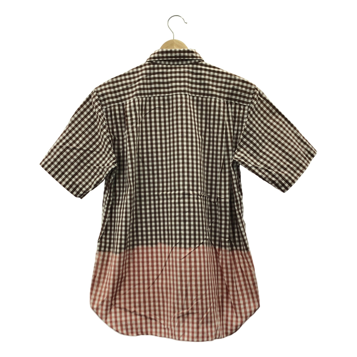 COMME des GARÇONS HOMME PLUS | 2009 春夏 | 漂白格紋常規領襯衫 | 春夏 | 棕色/白色 | 男款