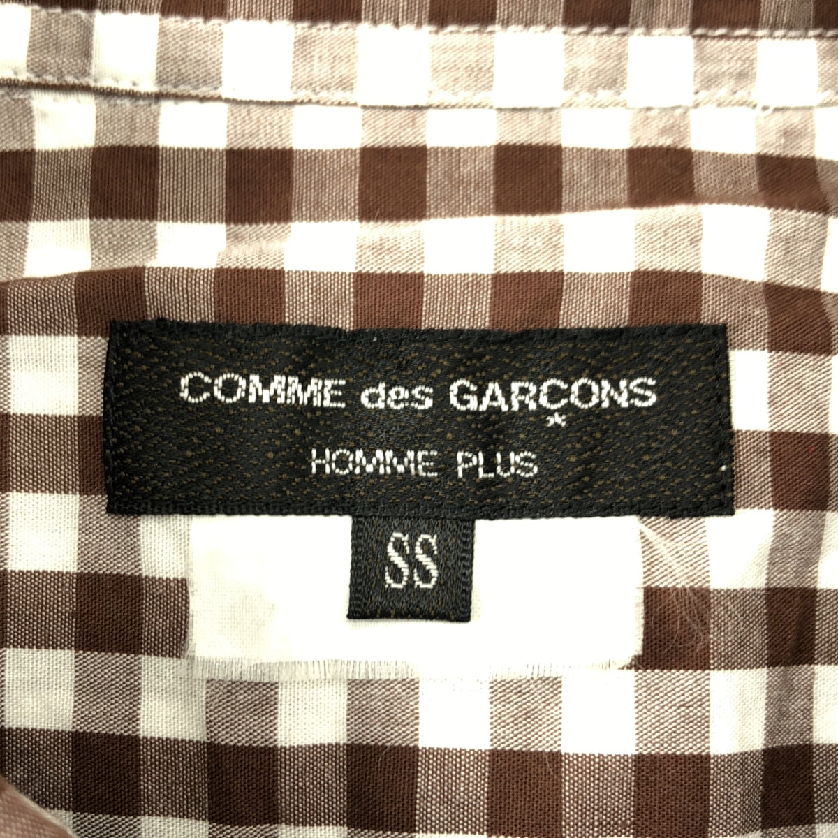 COMME des GARCONS HOMME PLUS / 콤데 갤슨 옴플루스 | 2009SS | 제품 가공 탈색 체크 레귤러 컬러 셔츠 | SS | 남성