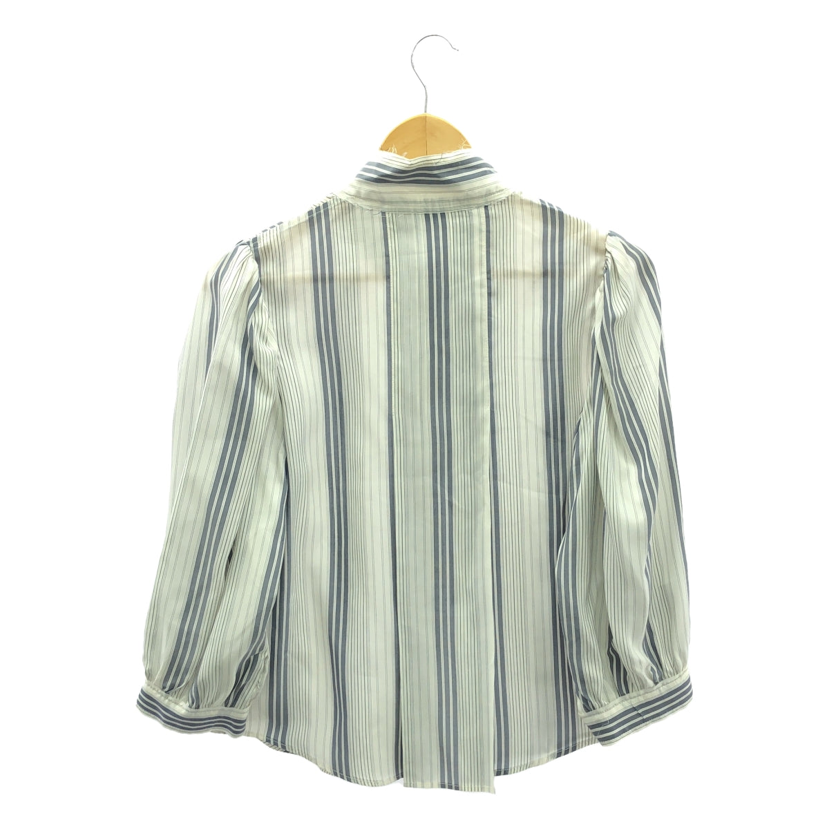 LOEWE | Silk Stripe Shirt | 34 | Navy/White | Women's