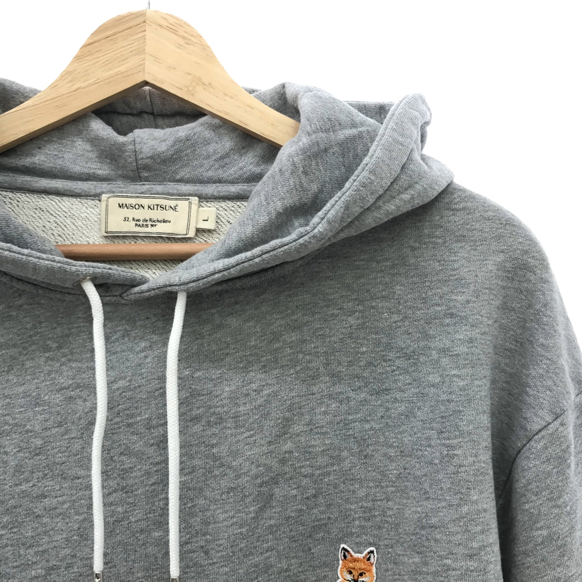 MAISON KITSUNE | Lotus Fox Patch Hooded Parka | L | Men's