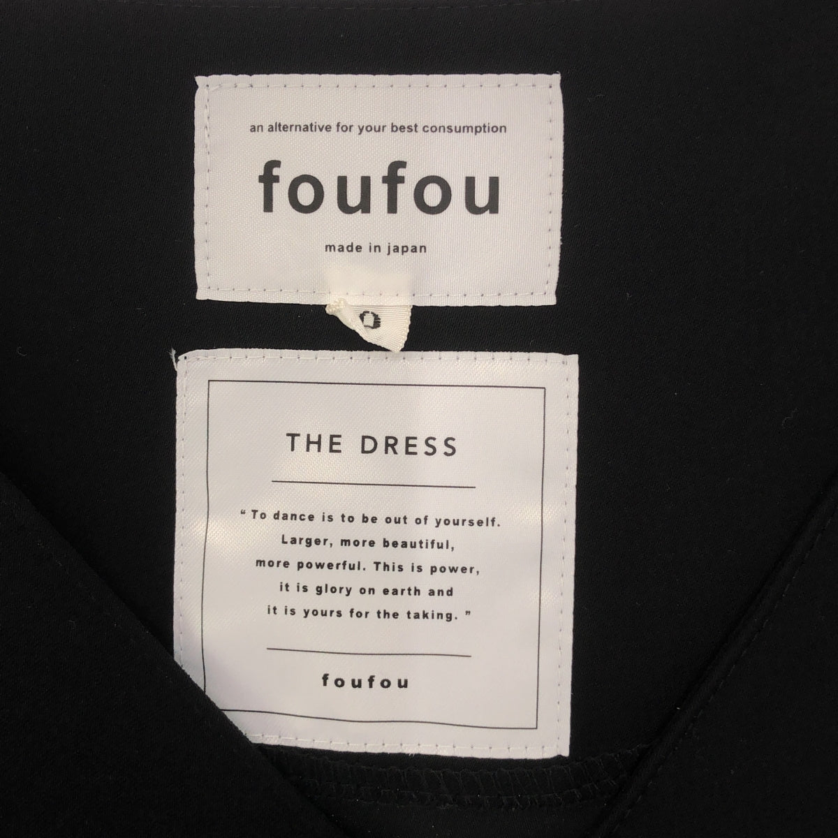 foufou / foufou | [THE DRESS #11] Vneck gather one piece V-neck gather one piece dress | 0 | Black | Women's