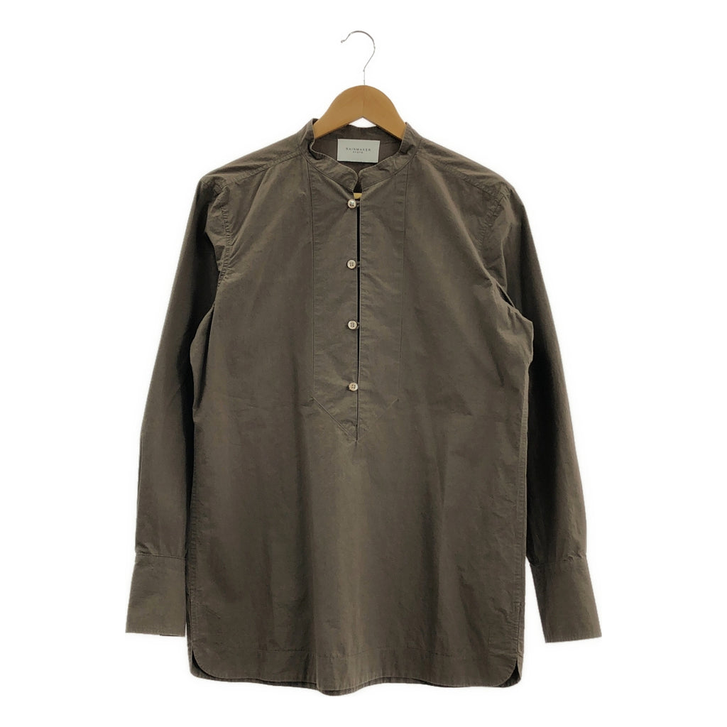 RAINMAKER / 레인 메이커 | 코튼 스탠드 컬러 풀오버 셔츠 | 46 | 남성