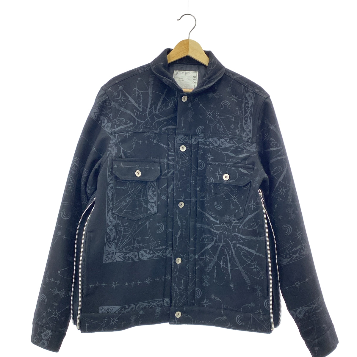 sacai / サカイ | 2020AW | × Dr.Woo ドクターウー / バンダナプリント サイドジップジャケット | 2 | メンズ