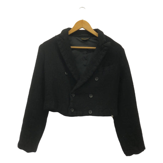 COMME des GARCONS / コムデギャルソン | 2011AW | ウール縮絨 ダブル ショートジャケット | S | レディース