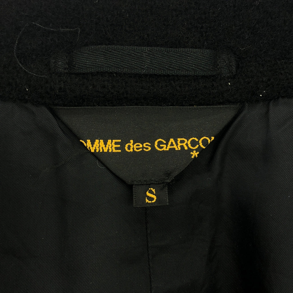 COMME des GARCONS / 컴데 갤슨 | 2011AW | 울 축융 더블 쇼트 재킷 | S | 블랙 | 여성