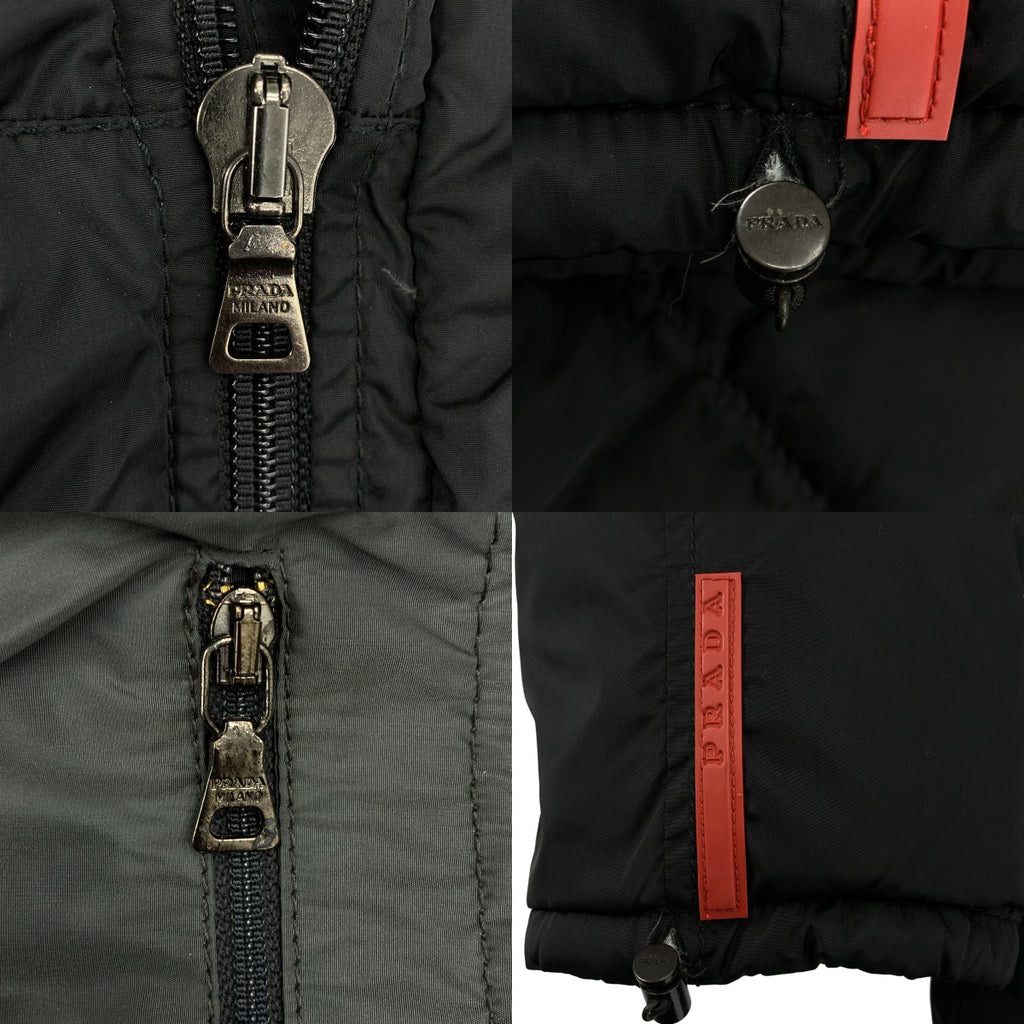 PRADA / プラダ | SGV407 / オーバーシルエット ダウンジャケット | 50 | ブラック | メンズ