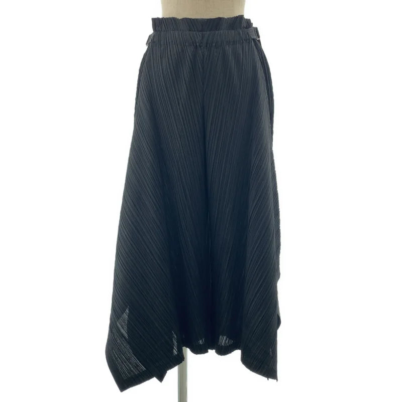 PLEATS PLEASE ISSEY MIYAKE / プリーツプリーズイッセイミヤケ | 変形 ダブルアジャスター ワイドパンツ | 3 | レディース