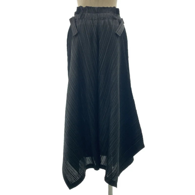 PLEATS PLEASE ISSEY MIYAKE / プリーツプリーズイッセイミヤケ | 変形 ダブルアジャスター ワイドパンツ | 3 | レディース