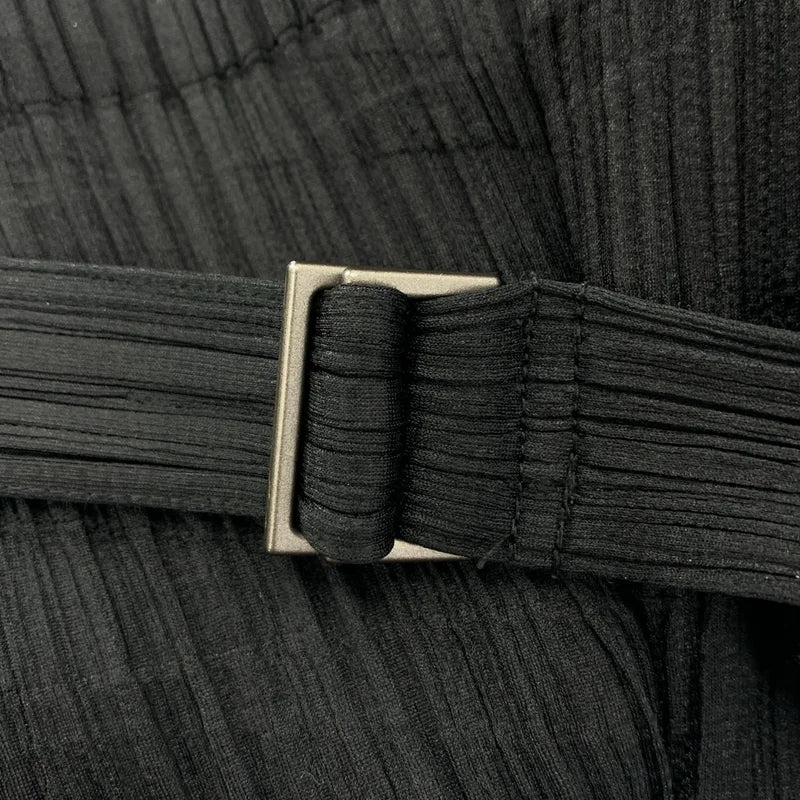 PLEATS PLEASE ISSEY MIYAKE / プリーツプリーズイッセイミヤケ | 変形 ダブルアジャスター ワイドパンツ | 3 | レディース