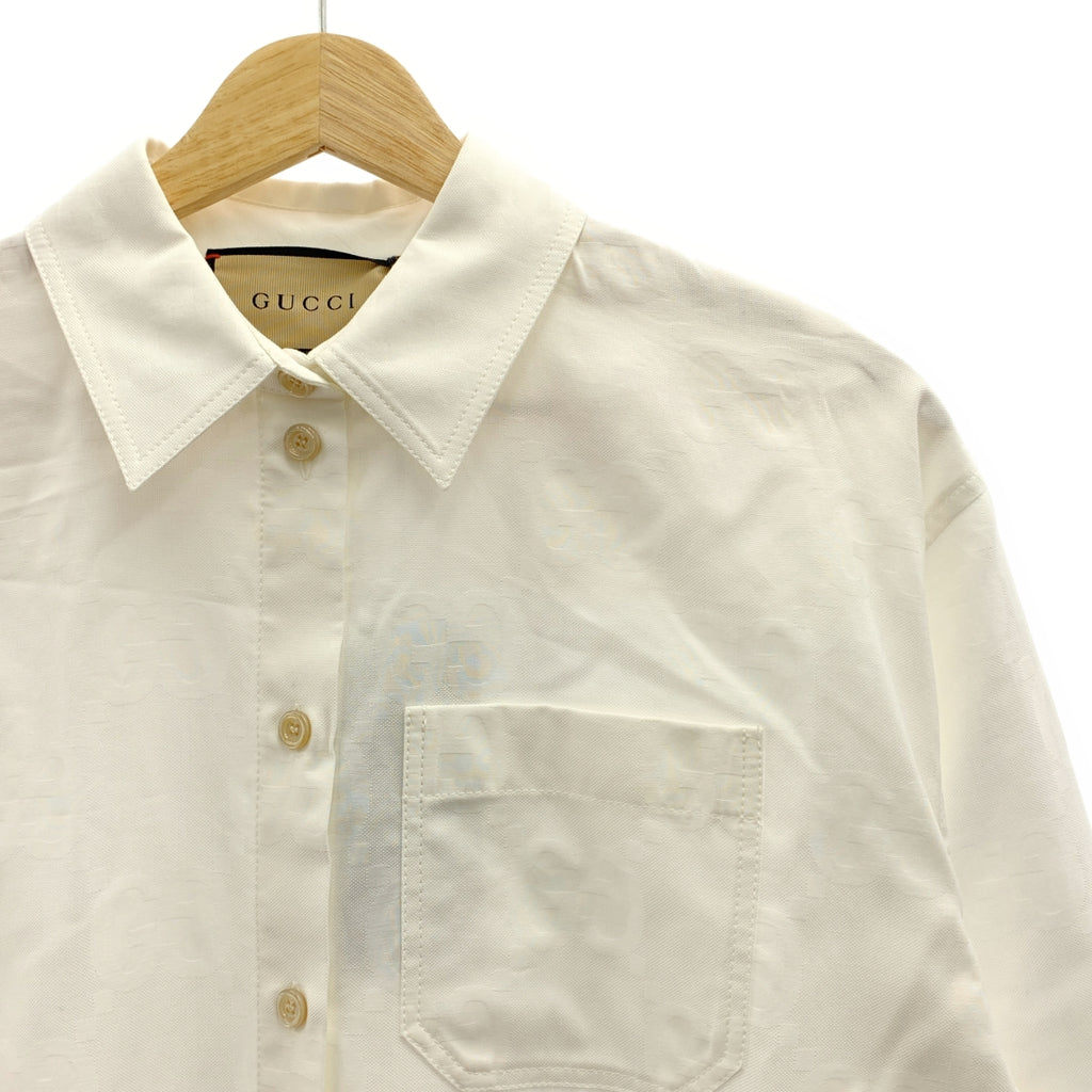 GUCCI / 구찌 | GG 자가드 포플린 셔츠 | 40 |
