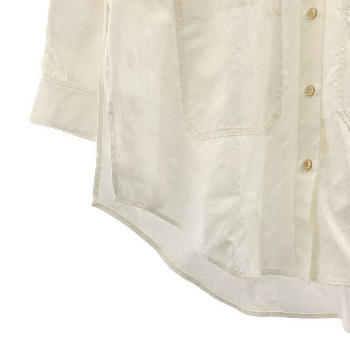 GUCCI / 구찌 | GG 자가드 포플린 셔츠 | 40 |