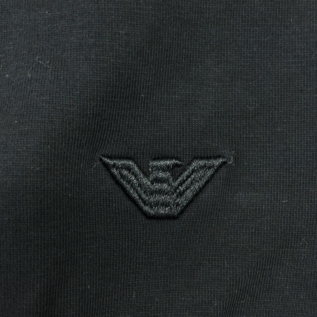 EMPORIO ARMANI / エンポリオアルマーニ | 異素材 切替 ポケット スウェット プルオーバー | XS | ブラック | メンズ