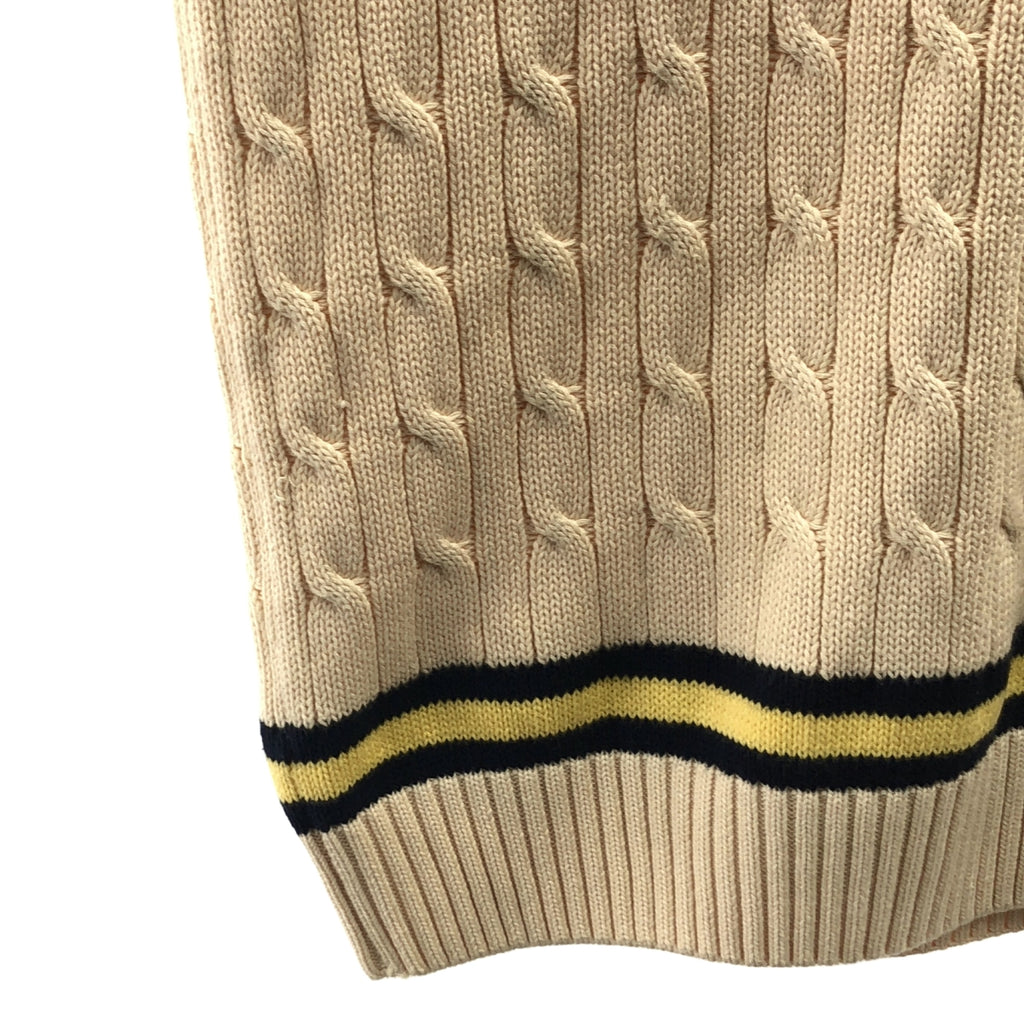 Alan Paine / アランペイン | Cricket Knit Vest クリケット ニットベスト | 50 | ベージュ | メンズ
