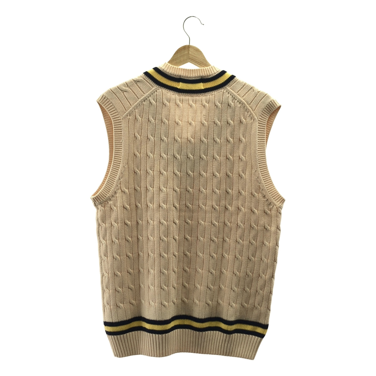 Alan Paine / アランペイン | Cricket Knit Vest クリケット ニットベスト | 50 | ベージュ | メンズ