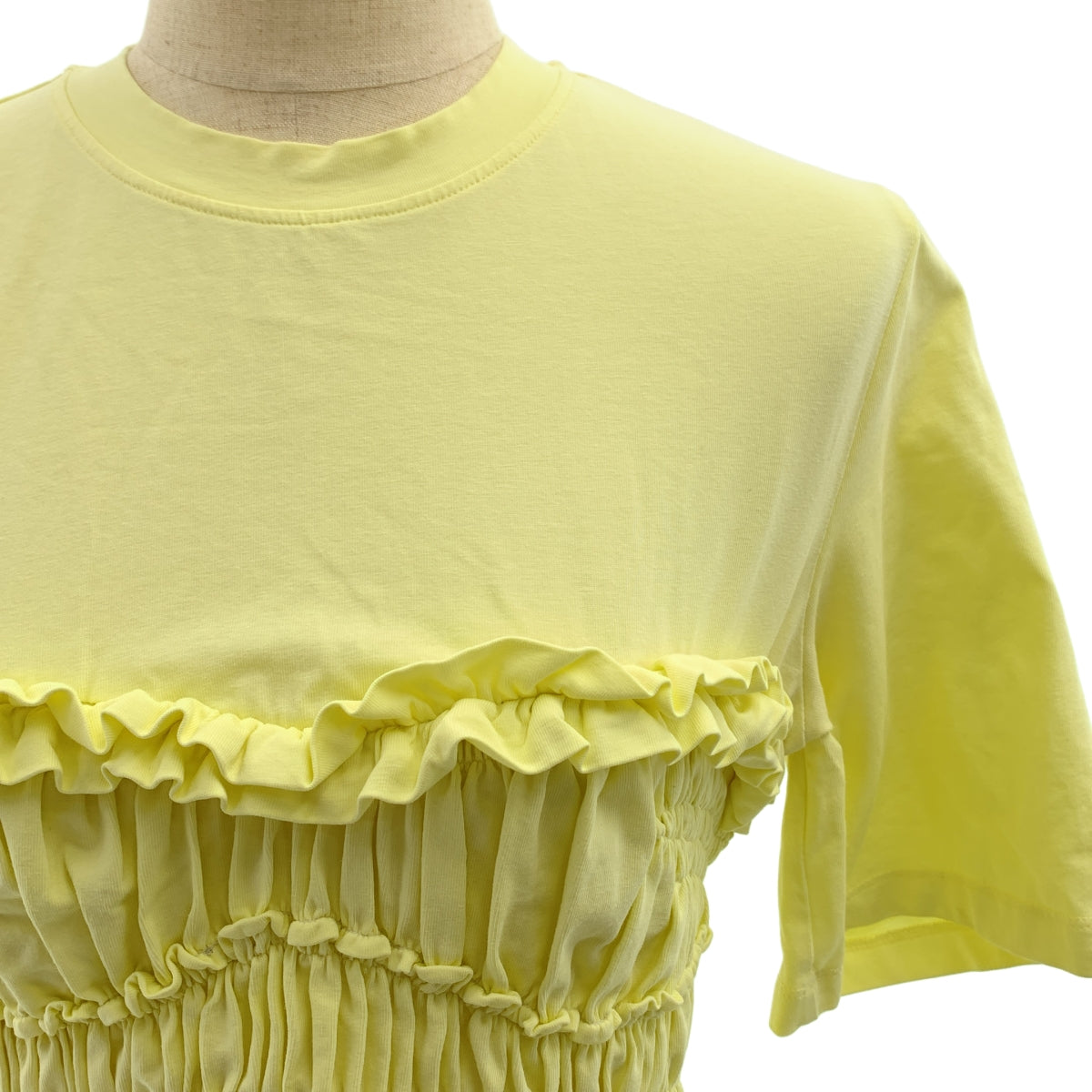 Cecilie Bahnsen / セシリーバンセン | VILDE TOP / ギャザー ボリューム カットソー ブラウス | S | レディース