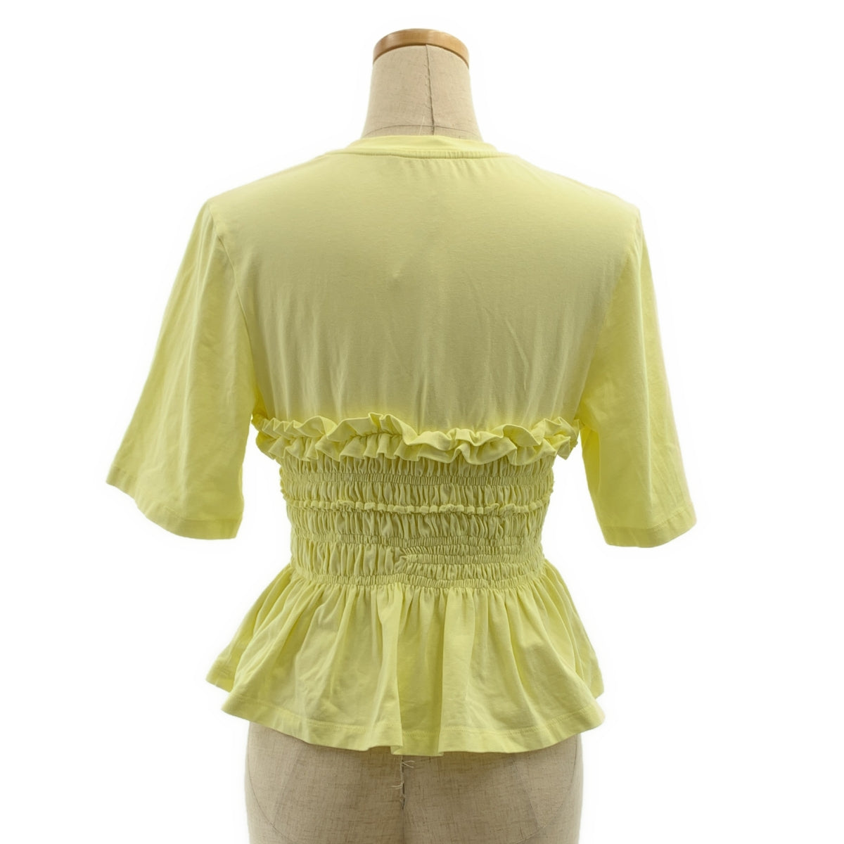 Cecilie Bahnsen / セシリーバンセン | VILDE TOP / ギャザー ボリューム カットソー ブラウス | S | レディース