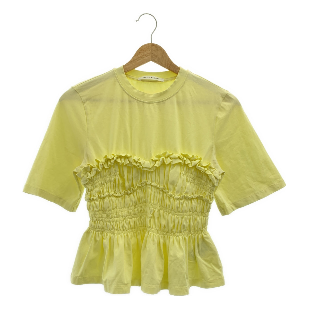 Cecilie Bahnsen / セシリーバンセン | VILDE TOP / ギャザー ボリューム カットソー ブラウス | S | レディース