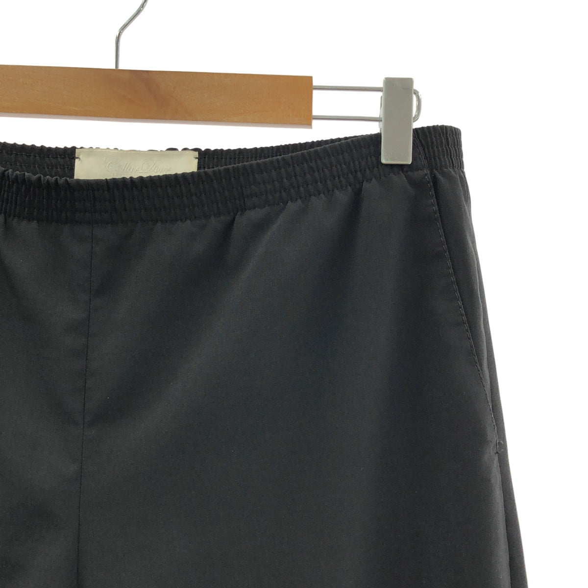 CELLAR DOOR / セラドアー | ALFRED ポリエステル イージーパンツ | 44 | ブラック | メンズ