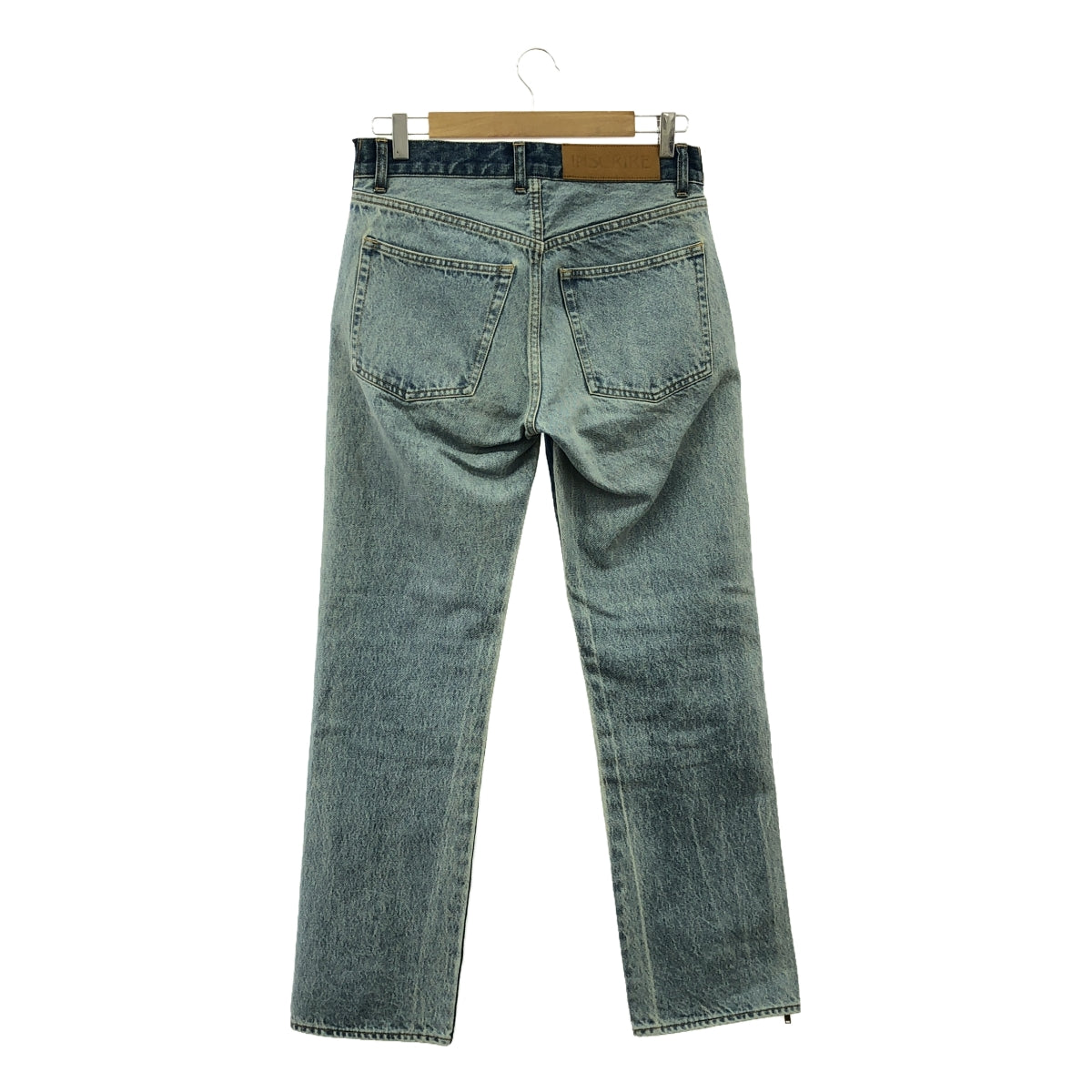美品】 INSCRIRE / アンスクリア | Side Zip Denim / レザー