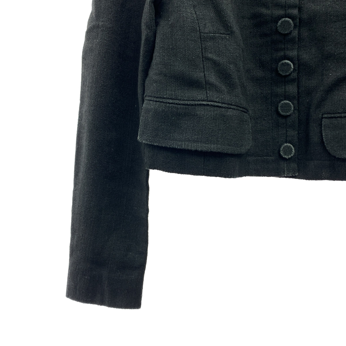 Chloe / クロエ | シルク キャンバス ショート ジャケット | 40 | レディース