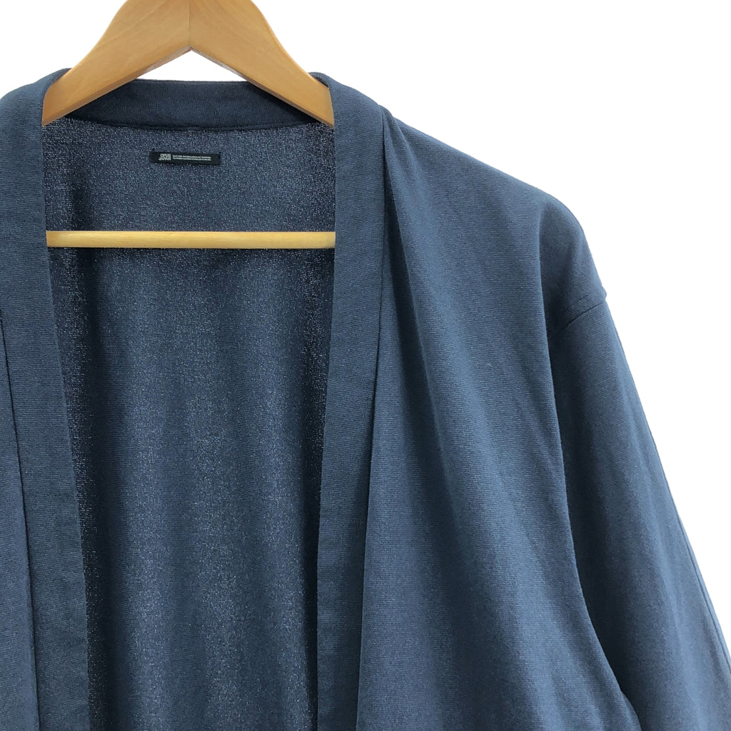 OPUS JAPAN / オーパスジャパン | Washi-Haori 和紙羽織 カーディガン | M-L | ネイビー | メンズ