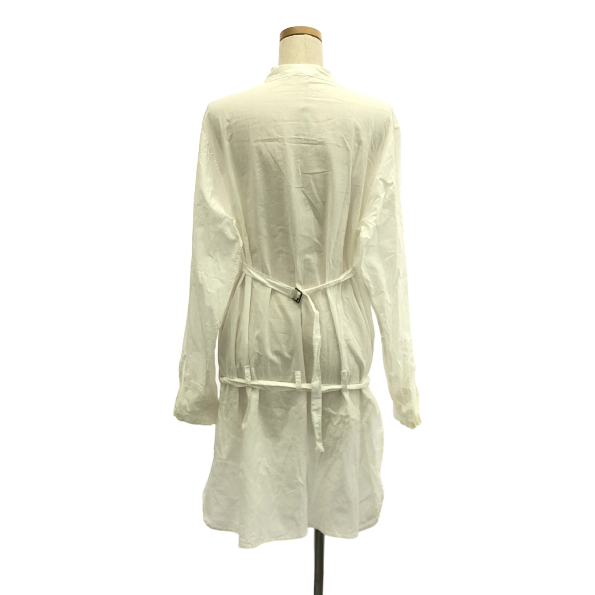 ANN DEMEULEMEESTER / アンドゥムルメステール | Over Long Shirt アシンメトリーシャツ | 34 | ホワイト | レディース