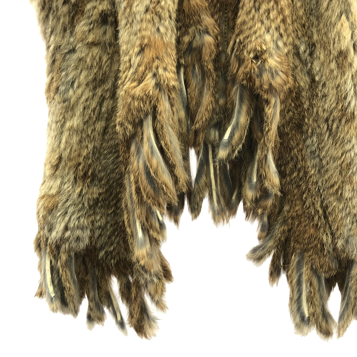 YVES SALOMON / Yves Salomon | Rabbit fur fringe vest | 36 | Brown | Women's